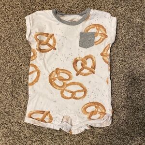 Burt’s Bees Baby Salty Pretzel Romper